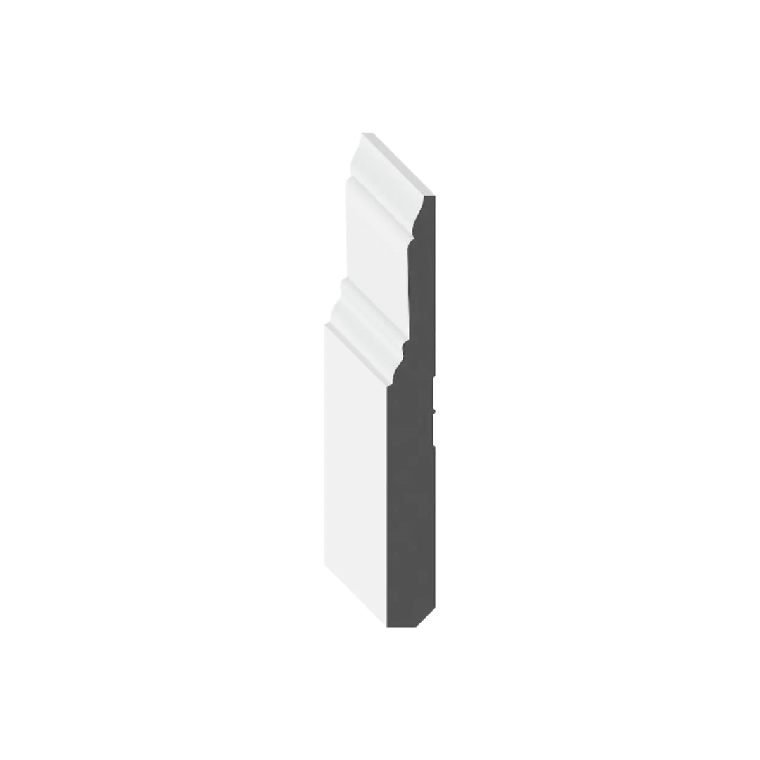 MDF 2 Step Baseboard 5 1/2 x 1/2 (14' Lengths)