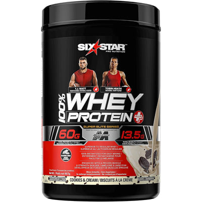 Six Star 100% Whey Protein, Cookies & Cream, 907g - Just Closeouts Canada Inc.631656341522