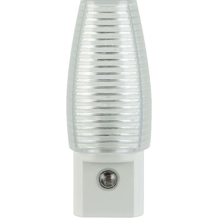 Great Value LED Night Light Auto on/off, Clear Ribbed Shade - Just Closeouts Canada Inc.628915169805