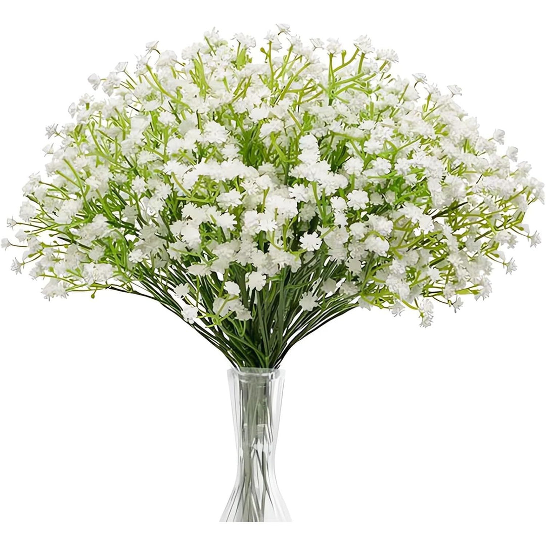 10 Bundles White Artificial Baby's Breath Flowers, 21.7-Inch Stems - Just Closeouts Canada Inc.