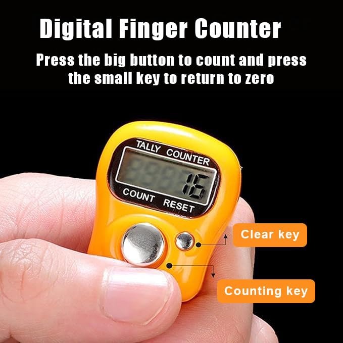 10-Pack Electronic Finger Tally Counters, 5-Digit LCD - Just Closeouts Canada Inc.X004TQAVOH
