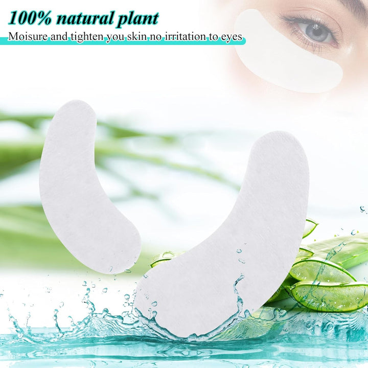 100 Pairs Eyelash Extension Eye Pads Lint Free Hydrogel Eye Patches Professional Under Eye Gel Pads for Lash Extensions Supplies (100 Pairs) - Just Closeouts Canada Inc.