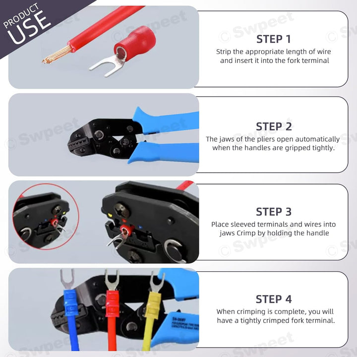 103-Piece Wire Stripper, Crimper and Terminal Connector Kit - Just Closeouts Canada Inc.X003VWZODD