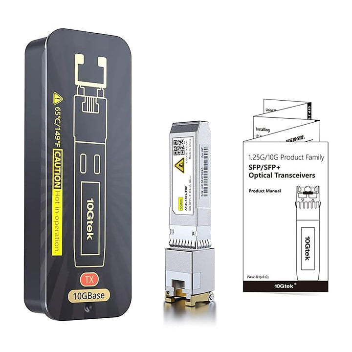 10GBase-T RJ45 SFP+ Transceiver – 80 m, ASF-10G-T80 - Just Closeouts Canada Inc.