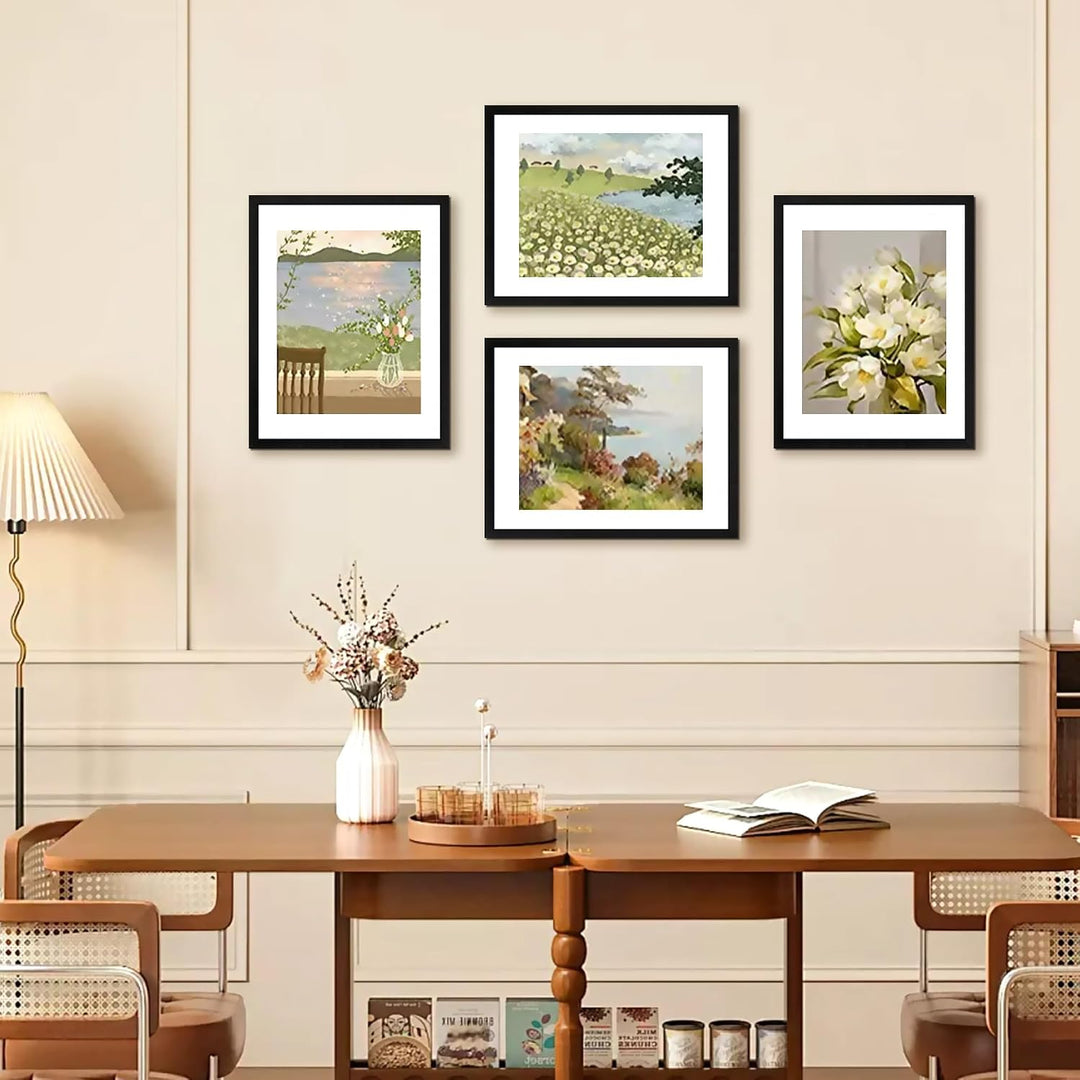 11x14 Picture Frame 2 Pack, Black Collage Wall Decor with HD Plexiglass, Display 8x10 with Mat or 11x14 Without Mat - Just Closeouts Canada Inc.6971152694512