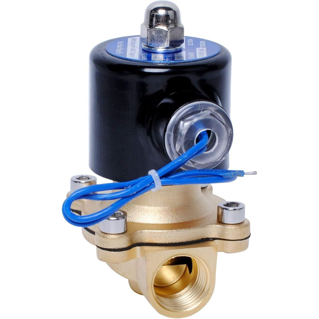 1/2-Inch Brass Solenoid Valve, 12V DC, Normally Closed - Just Closeouts Canada Inc.