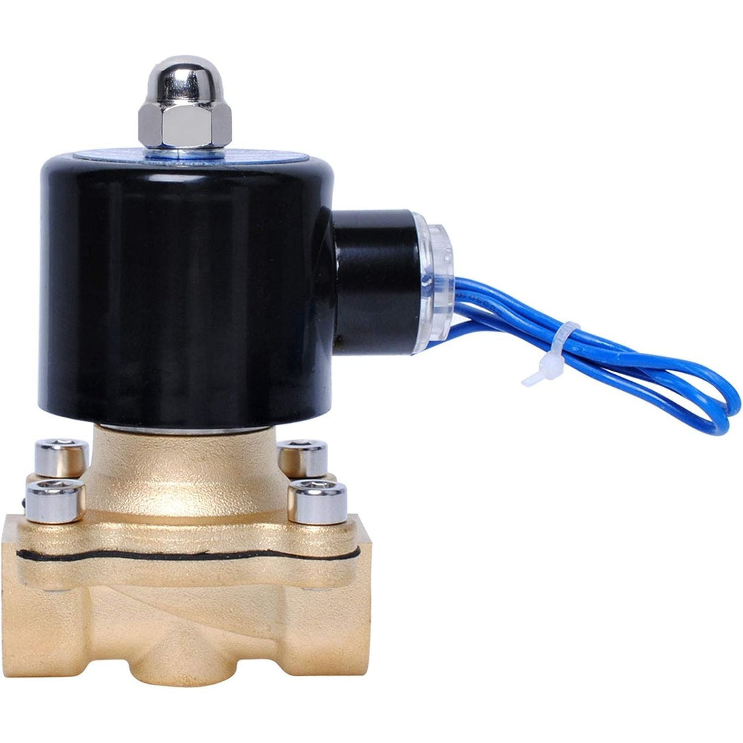 1/2-Inch Brass Solenoid Valve, 12V DC, Normally Closed - Just Closeouts Canada Inc.