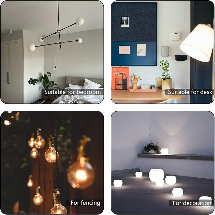 12 Pack 60 Watt A19 E26 Medium Base 130 Volt Incandescent Light Bulbs, Standard Household Bulbs for Ceiling Fan, Bedroom, Living Room - Just Closeouts Canada Inc.