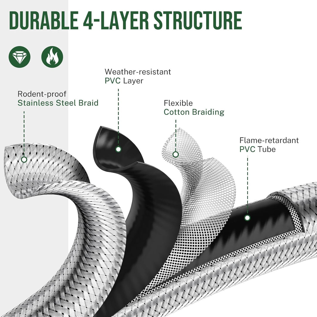 12ft Hose Adapter for Buddy Heater, Q Series Travel Grill/17&22” Griddle/Camping Stove - Just Closeouts Canada Inc.X003IHQ1ZV