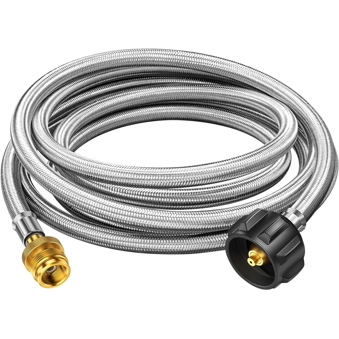 12ft Hose Adapter for Buddy Heater, Q Series Travel Grill/17&22” Griddle/Camping Stove - Just Closeouts Canada Inc.X003IHQ1ZV