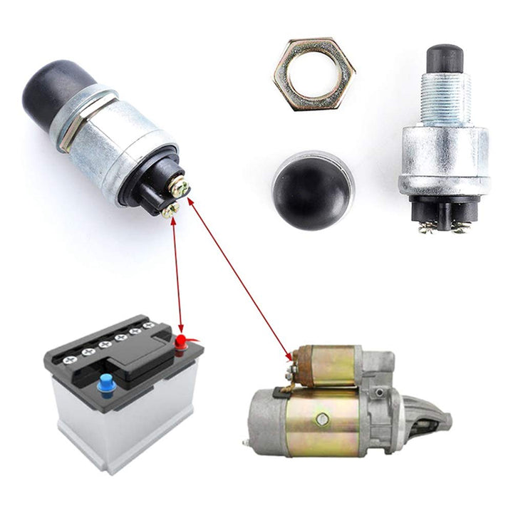 12V 50A Momentary Push-Button Starter Switches – 2-Pack - Just Closeouts Canada Inc.X003I975LN