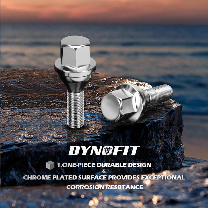 12x1.25 OEM/Stock Wheel Lug Bolts, 20pcs ET 28mm Shank 19mm Hex 2.45 inch Length Solid Chrome Studs Set for 2015 - 2022 Jeep Renegade, 2018 - 2022 Compass, 2014 - 2022 Cherokee and More - Just Closeouts Canada Inc.X0037C3A79