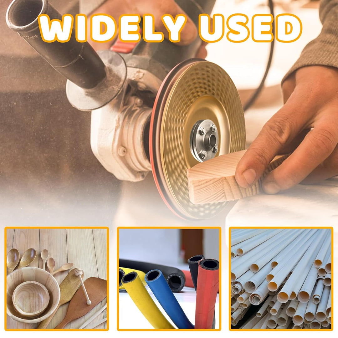 13PCS Wood Carving Disc Set for 4" or 4 1/2" Angle Grinder, Stump Tool Grinder Disc Wheel Attachments for Woodworking, Stump Grinding Tools for Wood Cutting Shaping Carving Sanding and Polishing - Just Closeouts Canada Inc.X003YY7JLX