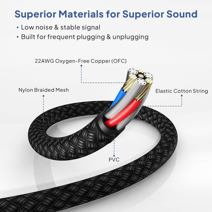 1/4 Inch TRS Instrument Cable 3.3FT 2Pack,Right-Angle to Straight 6.35mm Male Jack Stereo Audio Cord,6.35 Balanced Interconnect Line for Electric Guitar,Bass,Keyboard,Mixer,Amplifier - Just Closeouts Canada Inc.X004KDRRQJ
