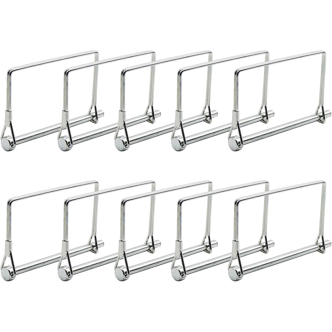 1/4 x 4-Inch Square Wire Locking Pins – 10 Pack - Just Closeouts Canada Inc.