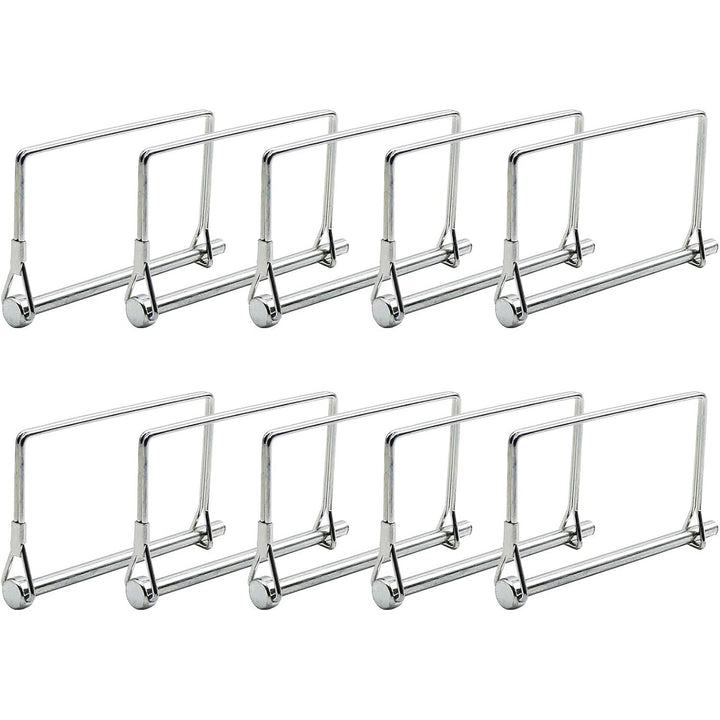 1/4 x 4-Inch Square Wire Locking Pins – 10 Pack - Just Closeouts Canada Inc.