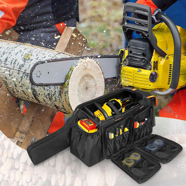 14"/16"/18" Chainsaw Case, Chainsaw Storage Bag Compatible with EGO+, Dewalt, Greenworks Cordless Power Chainsaws & Accessories, Black - Just Closeouts Canada Inc.X004BH4V9F