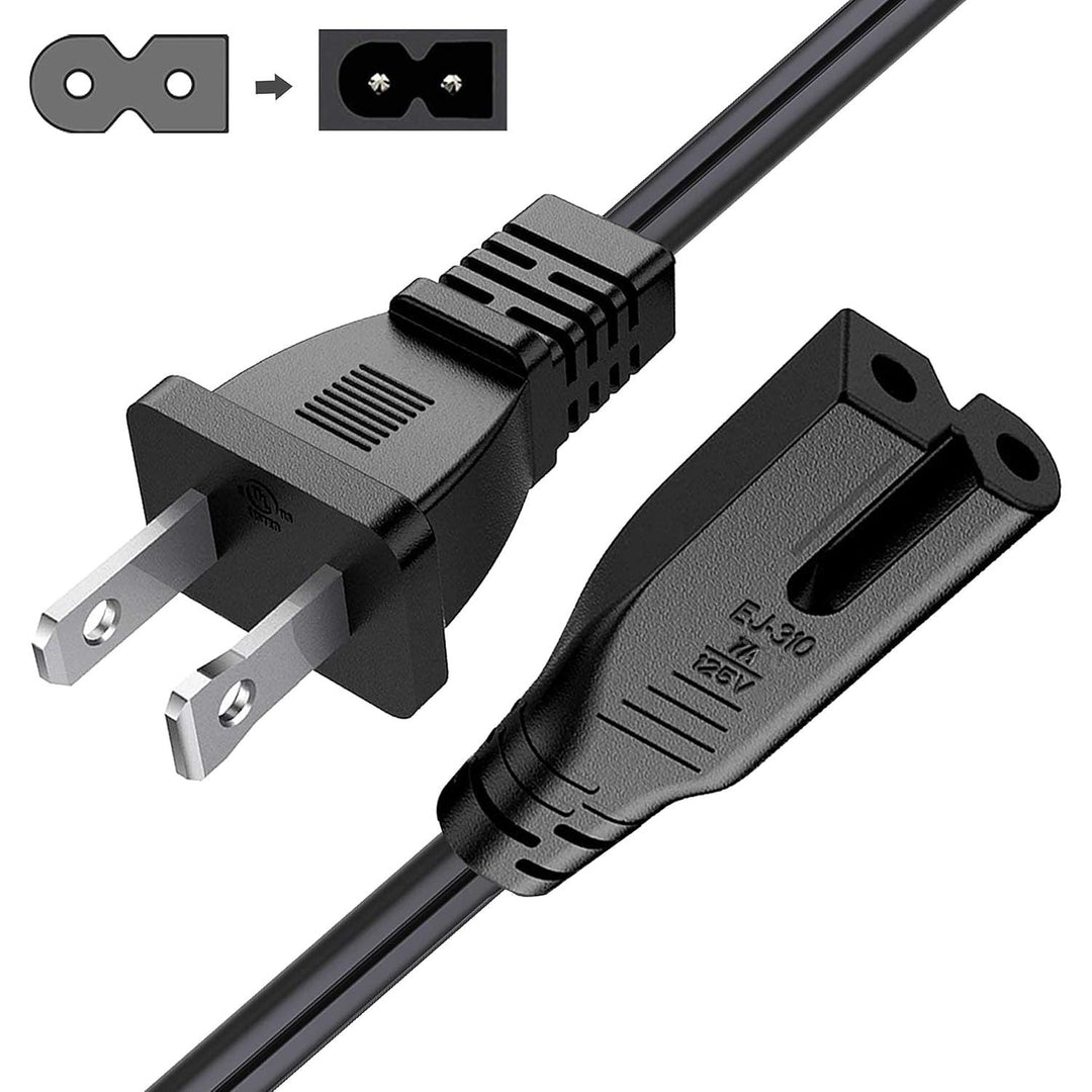 15ft Polarized C7 Power Cord for Compatible Vizio / Sharp / Philips TVs - Just Closeouts Canada Inc.