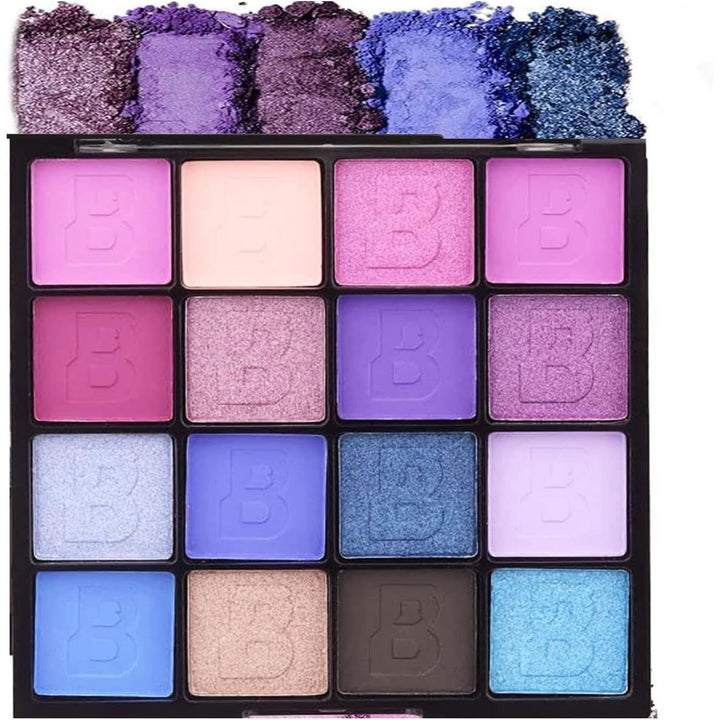 16-Colour Matte and Shimmer Eyeshadow Palette - Just Closeouts Canada Inc.