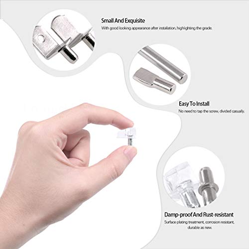 160-Piece 6-Style Shelf Pin and Support Kit - Just Closeouts Canada Inc.X0029KDFWP