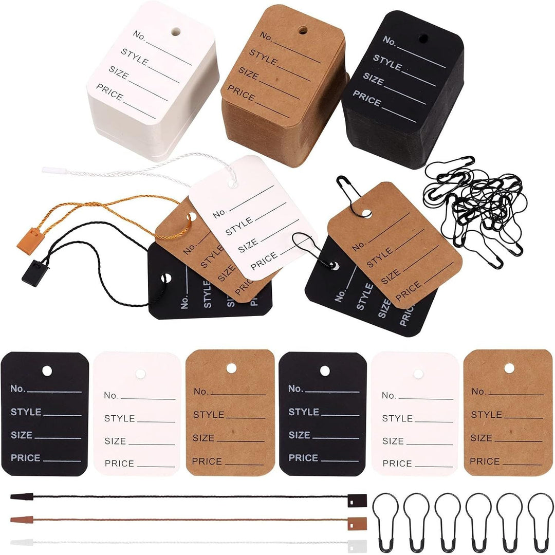 1,700-Piece Clothing Price Tag Kit with Strings & Pins - Just Closeouts Canada Inc.X003Q1JS77
