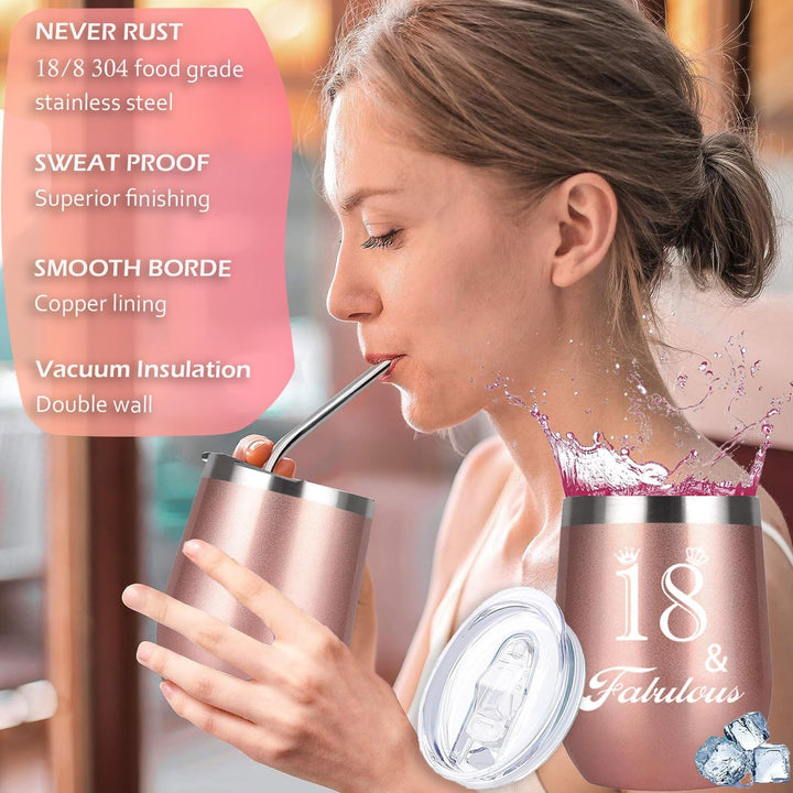 18th Birthday Gifts For Girls, Happy Birthday Basket Gifts Box for Her Friends Female Mom Wife Daughter Sister Girlfriend Coworker Bestie Women Birthday Unique, 18 Year Old Birthday Gifts For Girls - Just Closeouts Canada Inc.X004D3W27P