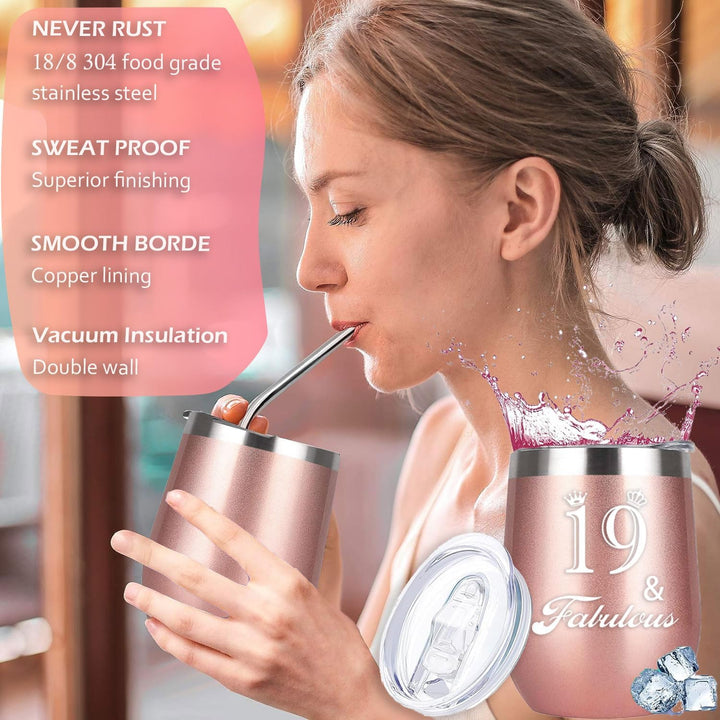 19th Birthday Gifts For Girls, Happy Birthday Basket Gifts Box for Her Friends Female Mom Wife Daughter Sister Girlfriend Coworker Bestie Women Birthday Unique, 19 Year Old Birthday Gifts For Girls - Just Closeouts Canada Inc.X004D3W27Z