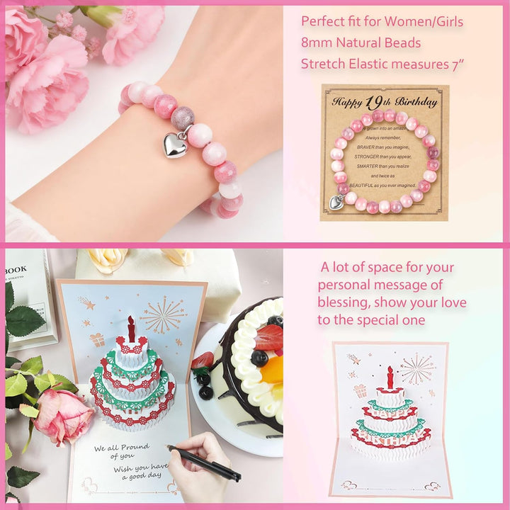 19th Birthday Gifts For Girls, Happy Birthday Basket Gifts Box for Her Friends Female Mom Wife Daughter Sister Girlfriend Coworker Bestie Women Birthday Unique, 19 Year Old Birthday Gifts For Girls - Just Closeouts Canada Inc.X004D3W27Z