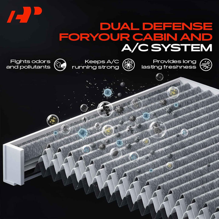 2 Activated-Carbon Cabin Air Filters for 200, Journey & Compass - Just Closeouts Canada Inc.