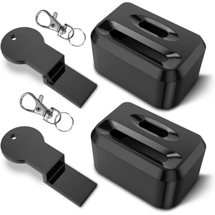 2 Black Seat-Buckle Guard Covers - Just Closeouts Canada Inc.
