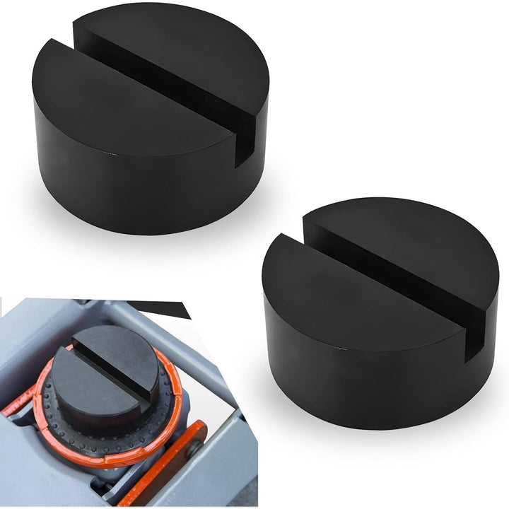 2 Black Slotted Pinch-Weld Jack Pads - Just Closeouts Canada Inc.
