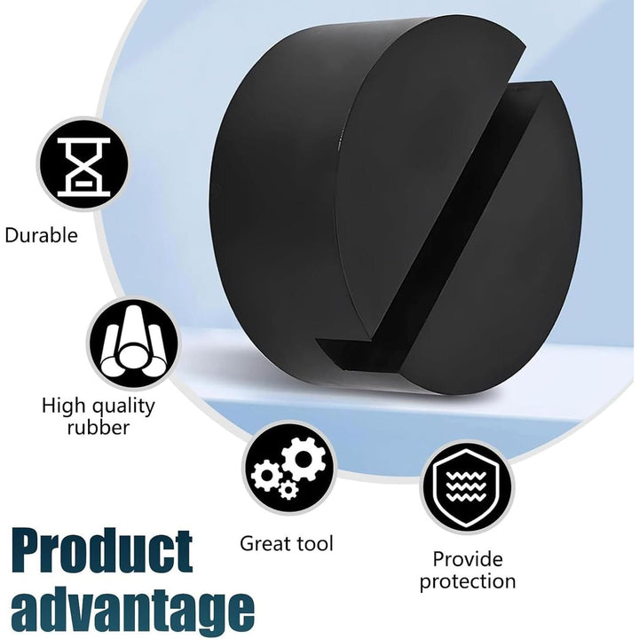 2 Black Slotted Pinch-Weld Jack Pads - Just Closeouts Canada Inc.