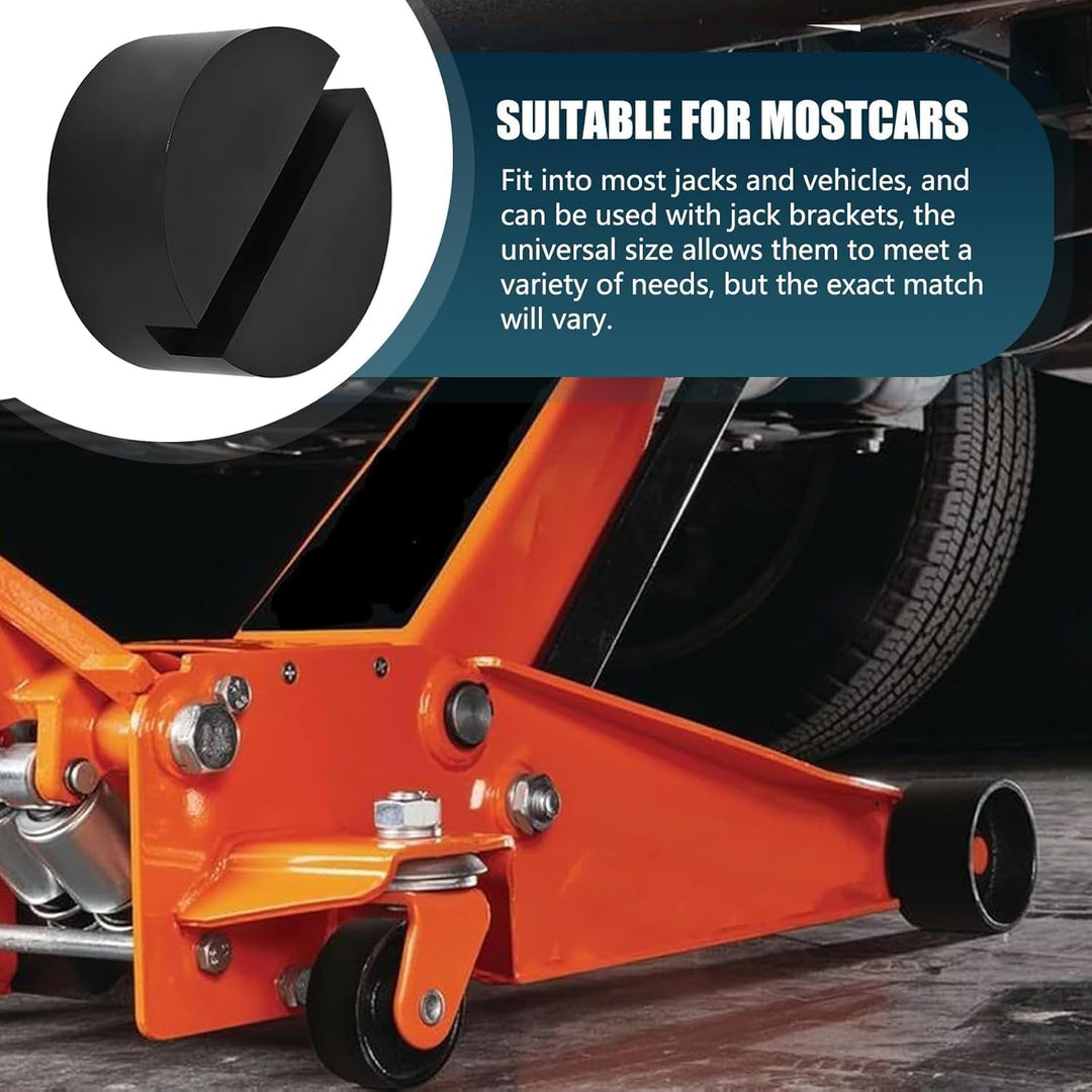 2 Black Slotted Pinch-Weld Jack Pads - Just Closeouts Canada Inc.