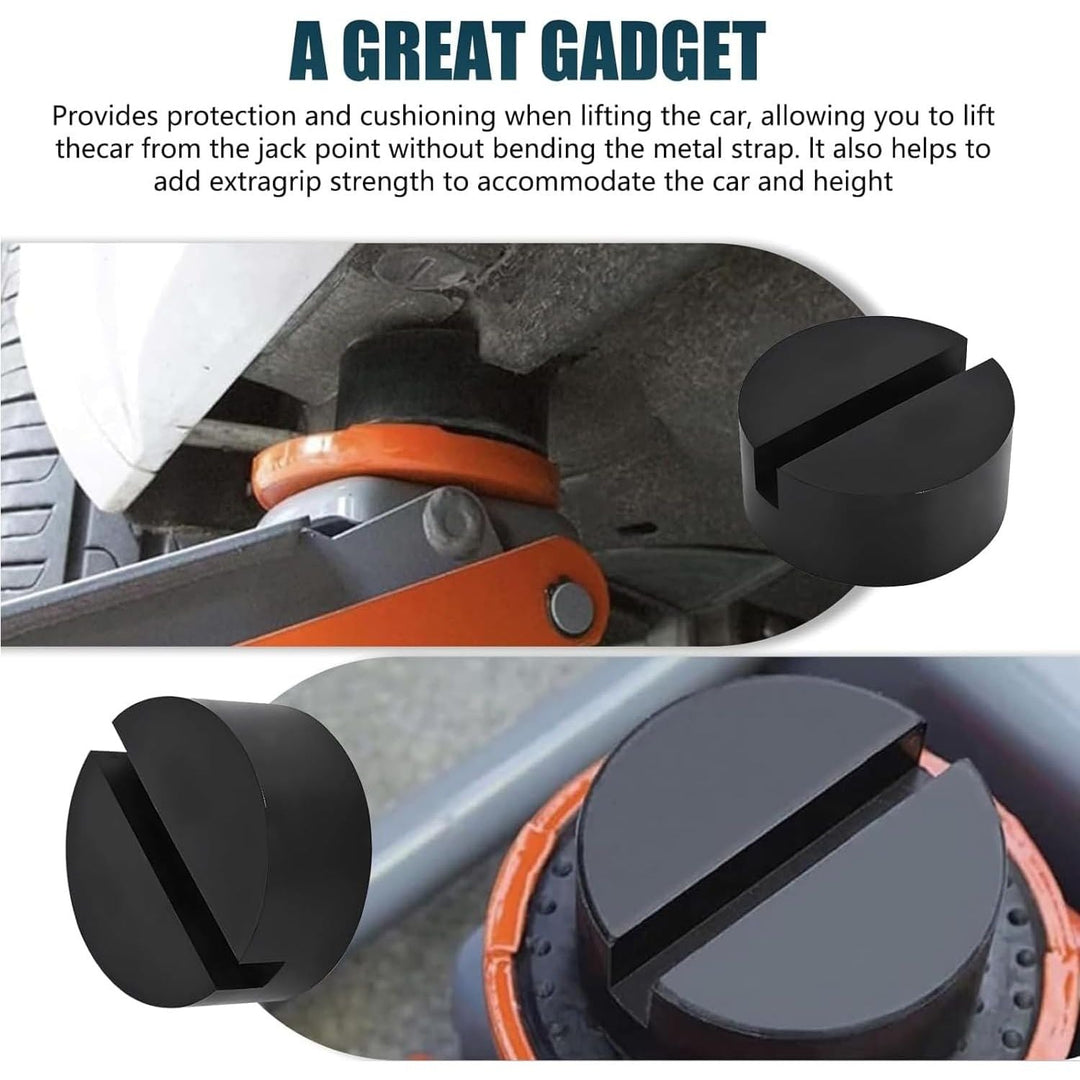 2 Black Slotted Pinch-Weld Jack Pads - Just Closeouts Canada Inc.