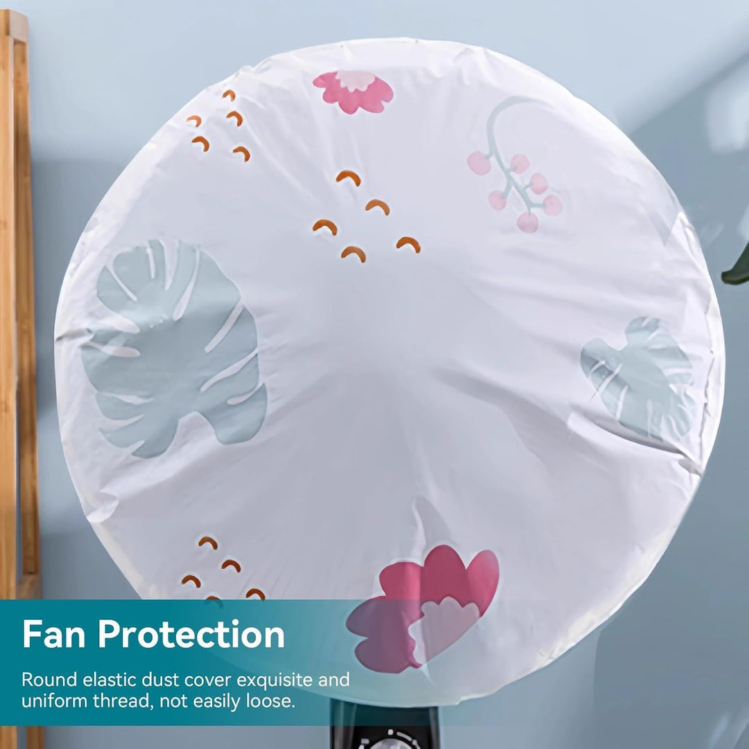 2 Floral Round Fan Dust Covers, 48 cm - Just Closeouts Canada Inc.X004A0NJ2N