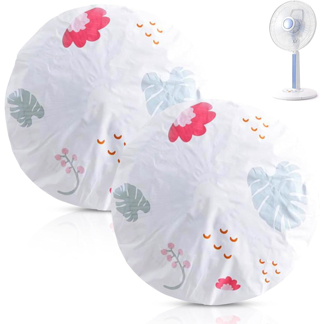 2 Floral Round Fan Dust Covers, 48 cm - Just Closeouts Canada Inc.X004A0NJ2N