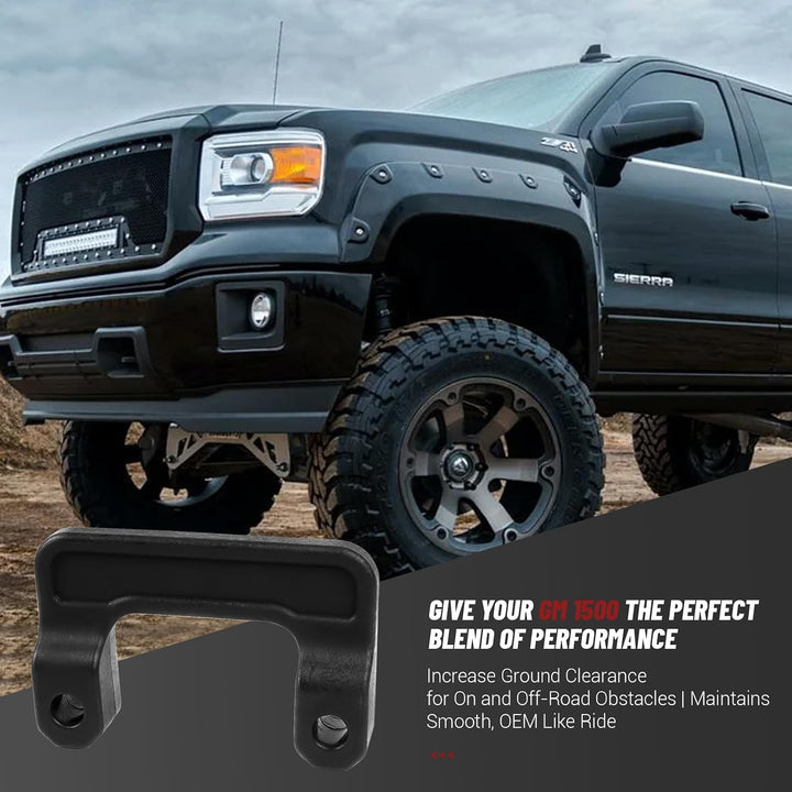 2-Inch Front Leveling Kit for 2007–2018 Silverado and Sierra 1500, Model 1307 - Just Closeouts Canada Inc.