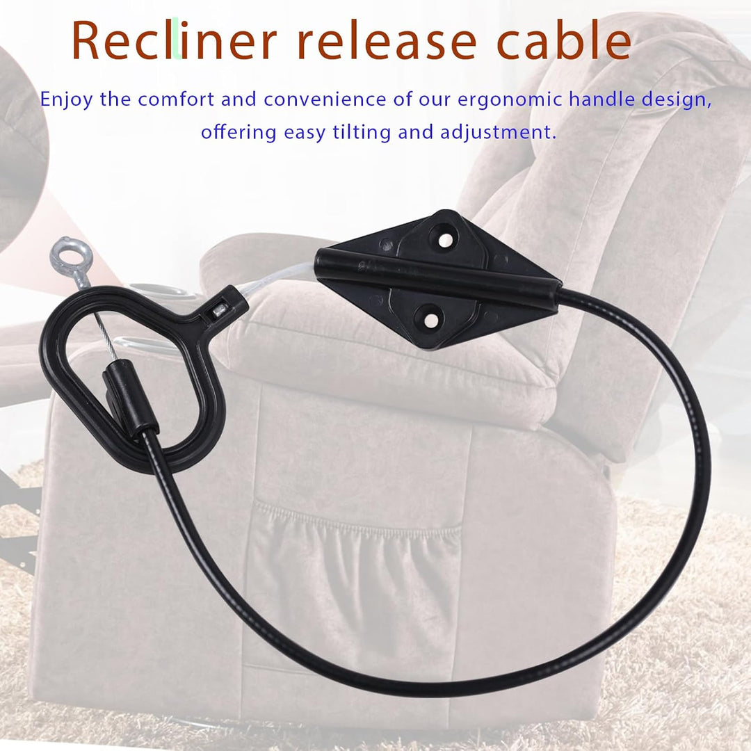 2-Pack 22-Inch D-Ring Recliner Release Cables, Black - Just Closeouts Canada Inc.X004EJT6B3