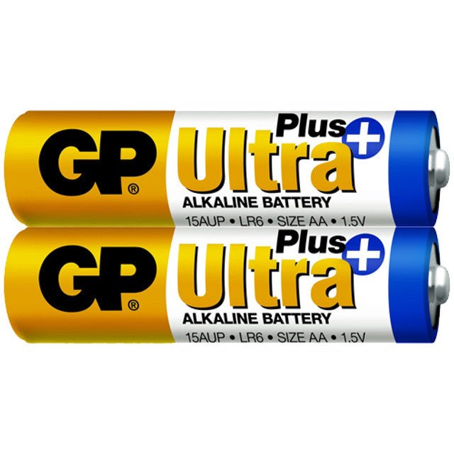 2 - Pack AA GP (Gold Peak) Ultra Plus Alkaline Batteries - Just Closeouts Canada Inc.