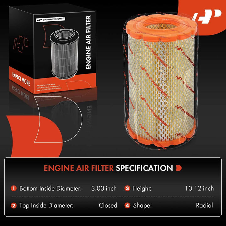 2-Pack Radial-Seal Engine Air Filters for Ford Escape, Mazda Tribute & Mercury Mariner - Just Closeouts Canada Inc.