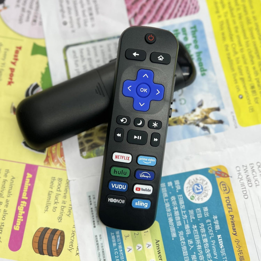 2 - Pack Replacement Remote for All Roku TV with TCL TV/Hisense TV/Onn/Sharp/Element/Philips/Insignia/Jvc/RCA Smart Roku TVs (Not for Stick and Box - Just Closeouts Canada Inc.X004AEHSJ9