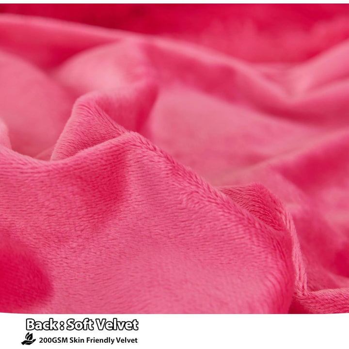 2 Pack Shaggy Plush Faux Fur Pillow Shams 20"x26" Pillow Cases Fluffy Decorative Pillowcases Zipper Closure,No Pillow Insert (Hot Pink, Standard) - Just Closeouts Canada Inc.