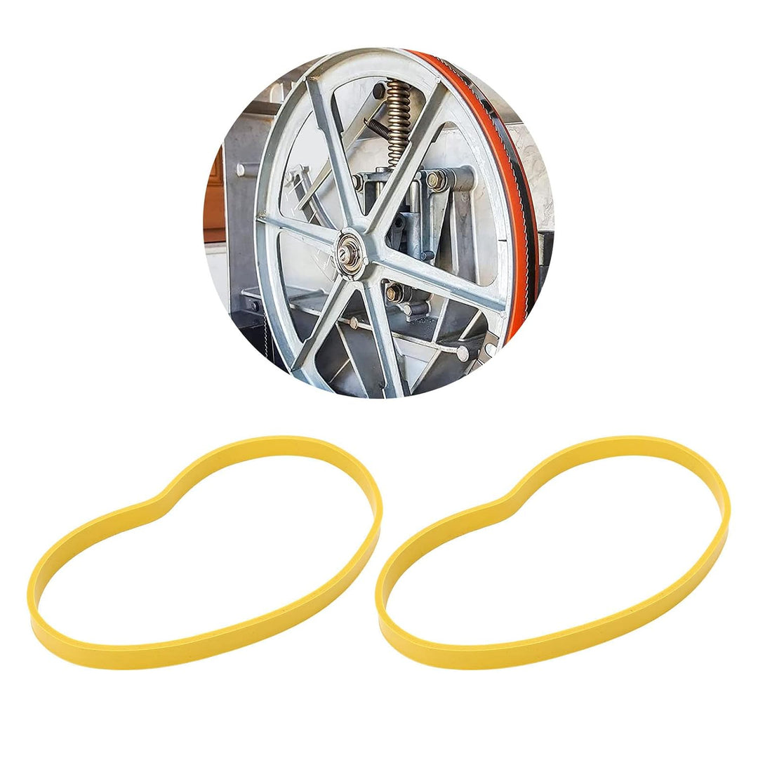 2-Pack Yellow Rubber Bandsaw Tires for 8-Inch Wheels - Just Closeouts Canada Inc.X0042J5H6X