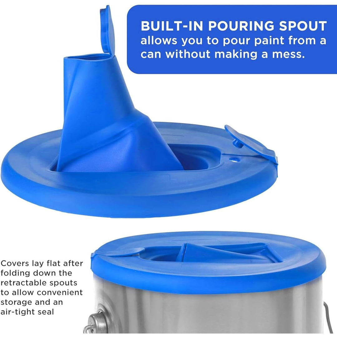 2 Paint-Can Pour Spout Lids for Standard 1-Gallon Cans - Just Closeouts Canada Inc.