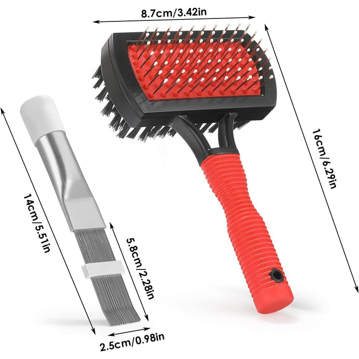 2-Piece Air Conditioner Coil Cleaning Brush and Fin Comb Kit - Just Closeouts Canada Inc.