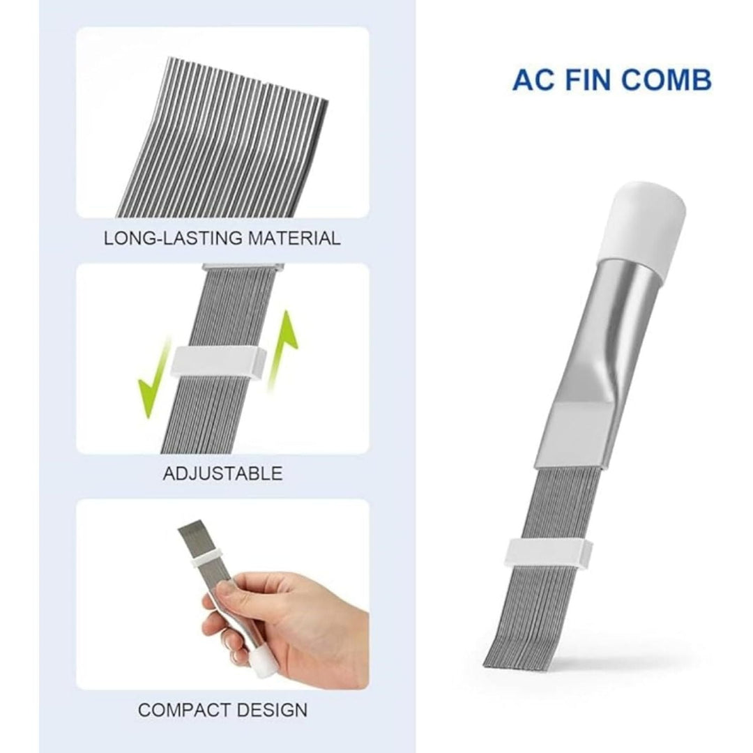 2-Piece Air Conditioner Coil Cleaning Brush and Fin Comb Kit - Just Closeouts Canada Inc.