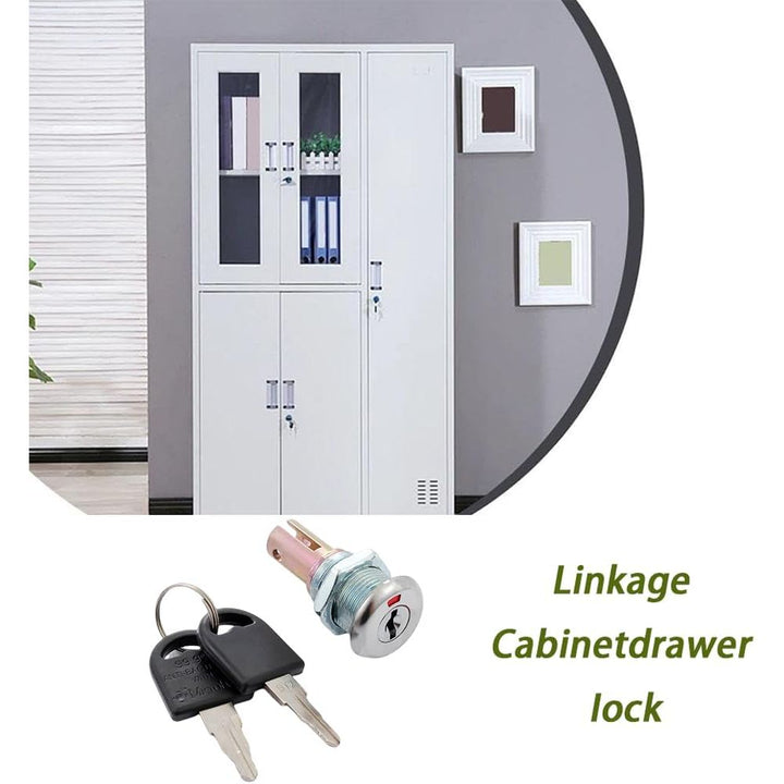 2-Piece Cabinet and Toolbox Lock Set with Keys - Just Closeouts Canada Inc.