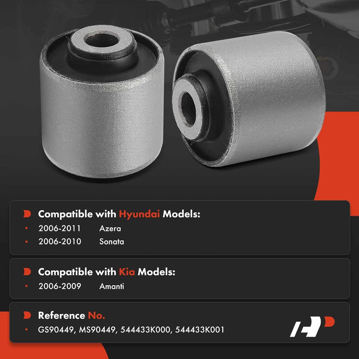 2-Piece Front Upper Control Arm Bushing Kit for Hyundai Sonata, Azera & Kia Amanti - Just Closeouts Canada Inc.