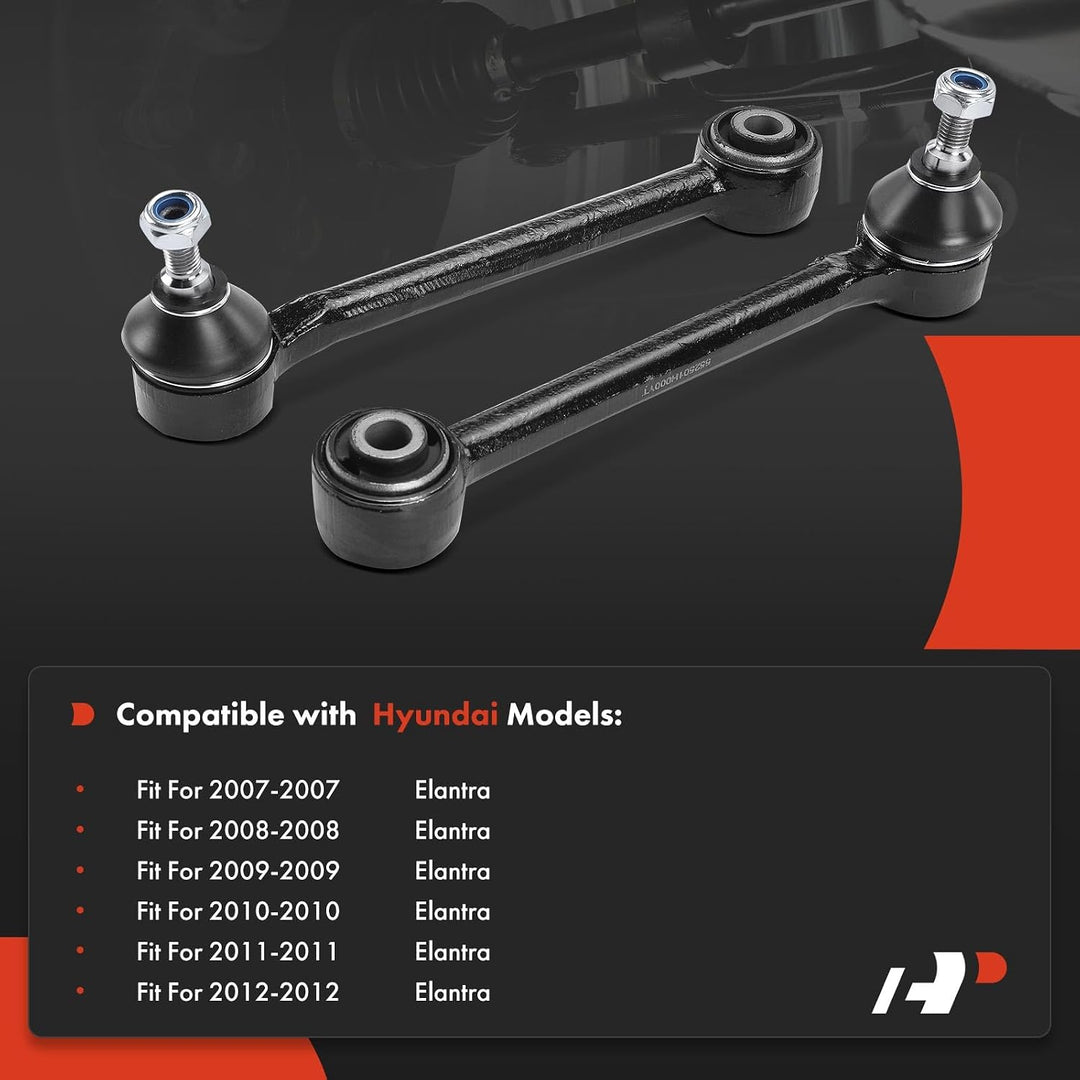 2-Piece Rear Forward Lower Control Arm Set with Ball Joints for Hyundai Elantra 2007–2012 - Just Closeouts Canada Inc.