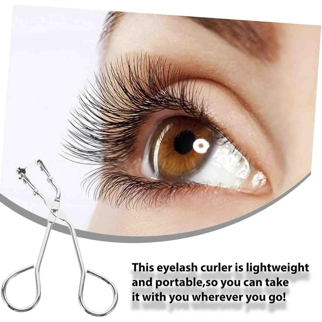2 Silver Stainless Steel Mini Eyelash Curlers - Just Closeouts Canada Inc.X004LZ4JK3